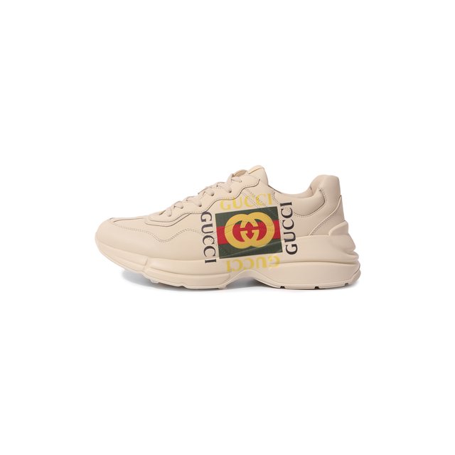 фото Кожаные кроссовки rhyton gucci