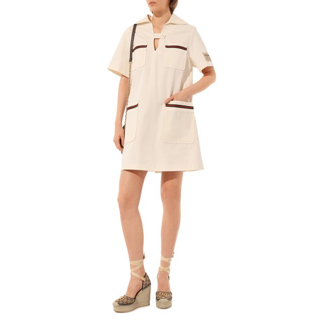 фото Хлопковое платье gucci