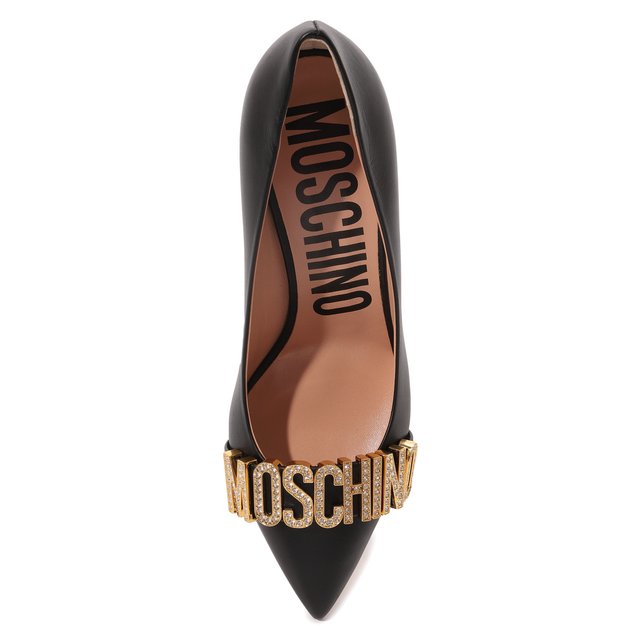 фото Кожаные туфли moschino