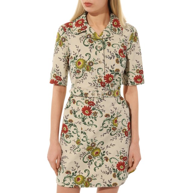 фото Хлопковое платье gucci