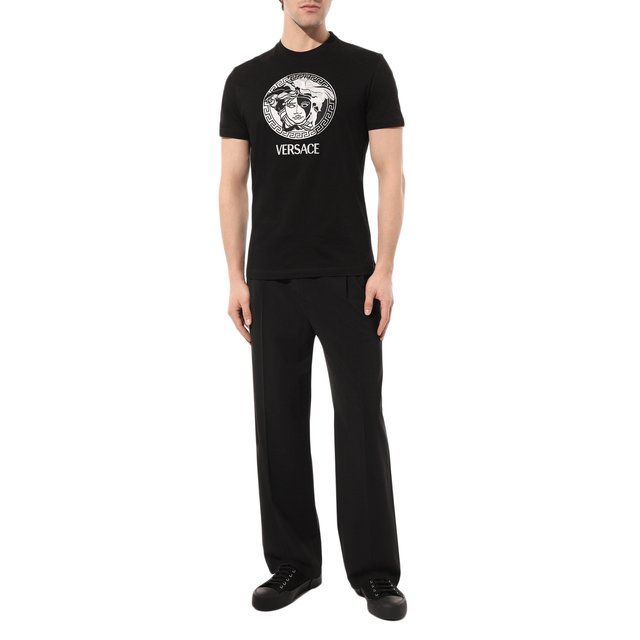 фото Хлопковая футболка versace