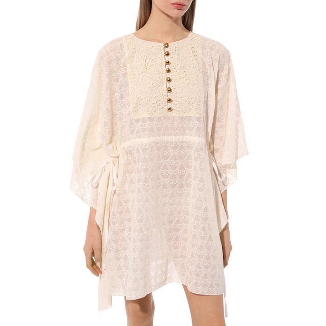 фото Кружевное платье gucci