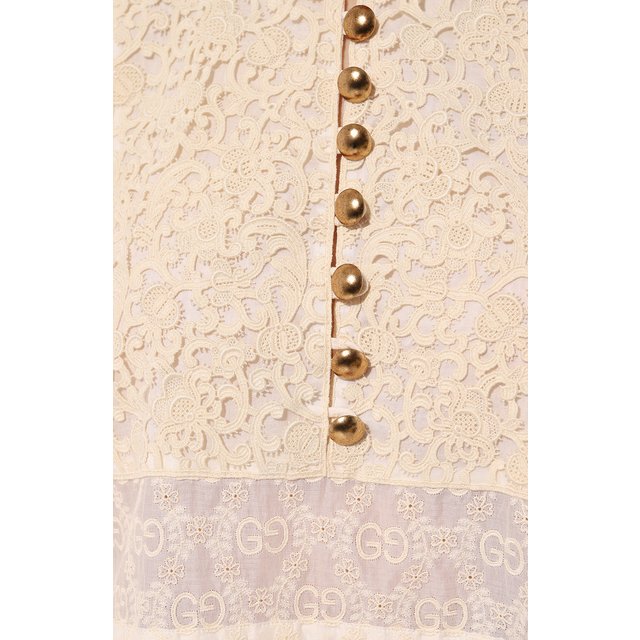 фото Кружевное платье gucci