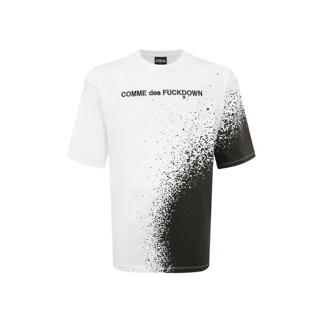 фото Хлопковая футболка comme des fuckdown