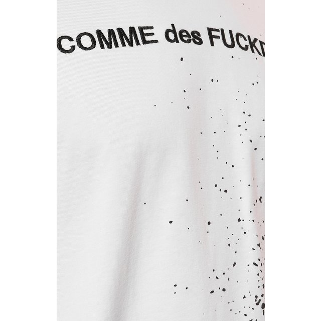 фото Хлопковая футболка comme des fuckdown