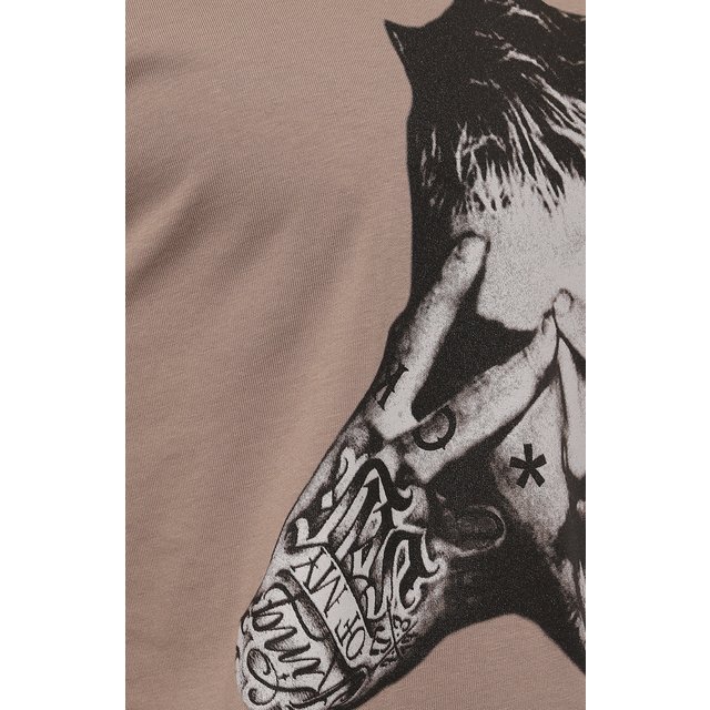 фото Хлопковая футболка comme des fuckdown