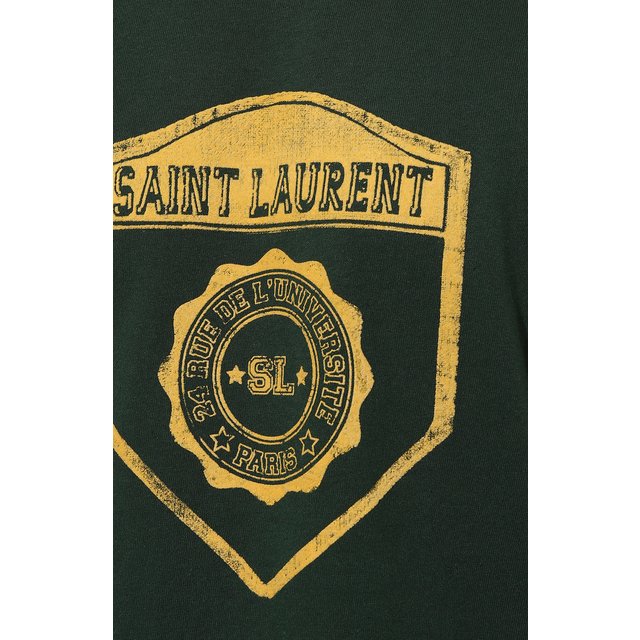 фото Хлопковая футболка saint laurent
