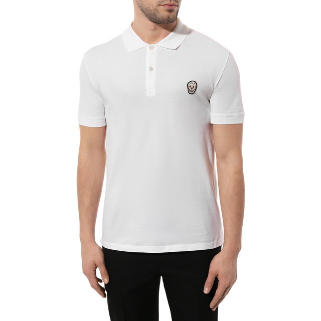 фото Хлопковое поло alexander mcqueen