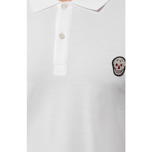 фото Хлопковое поло alexander mcqueen