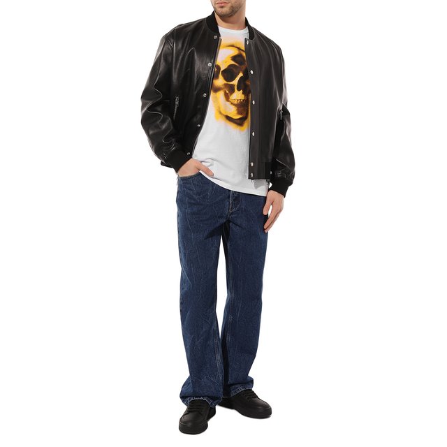 фото Хлопковая футболка alexander mcqueen