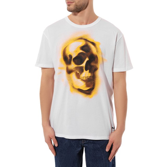 фото Хлопковая футболка alexander mcqueen