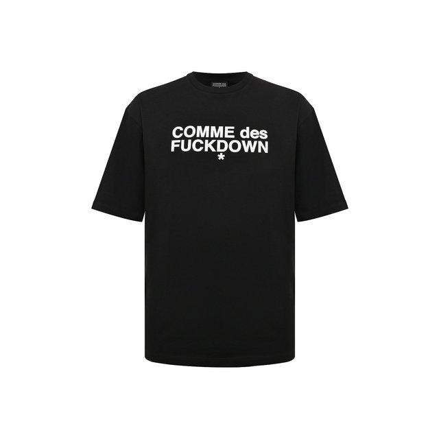 фото Хлопковая футболка comme des fuckdown