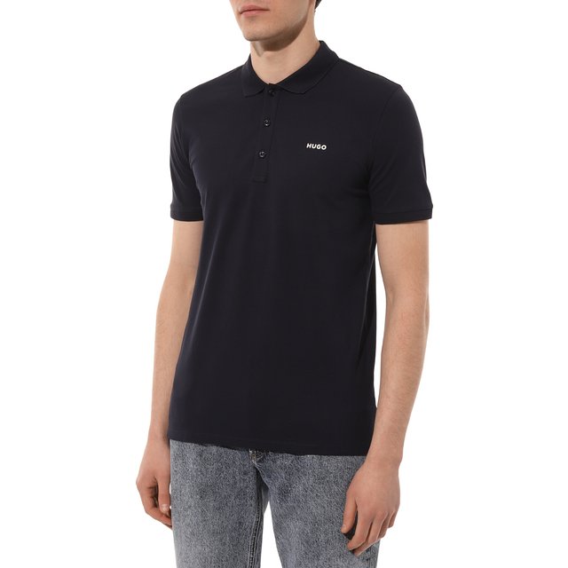 фото Хлопковое поло hugo