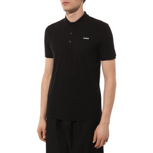 фото Хлопковое поло hugo