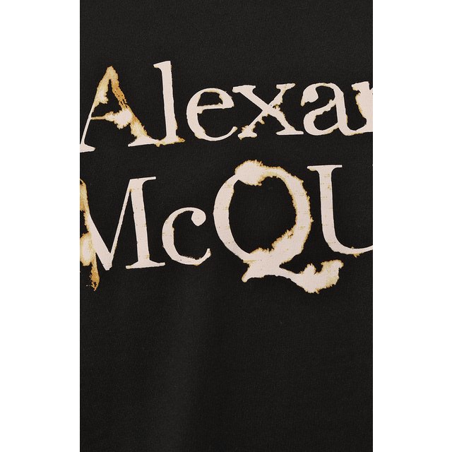 фото Хлопковая футболка alexander mcqueen