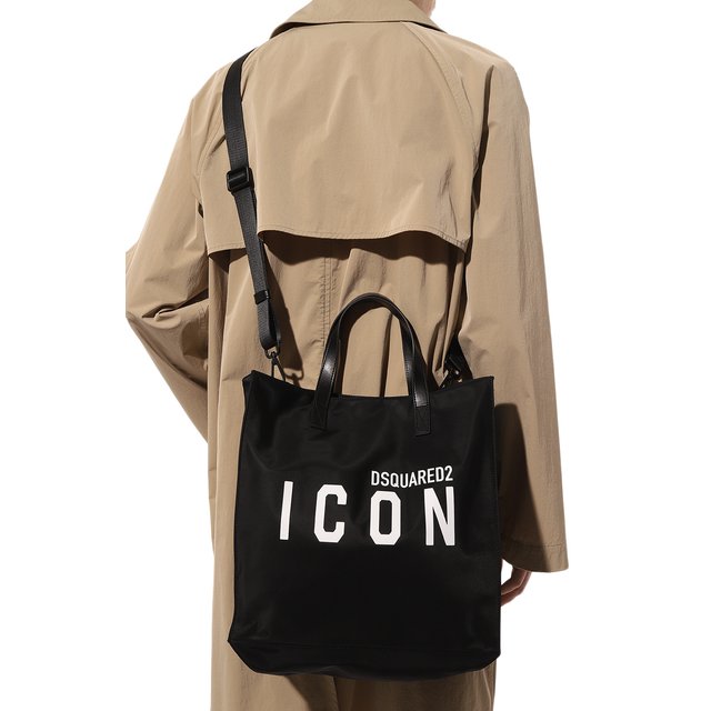 фото Текстильная сумка-шопер icon dsquared2