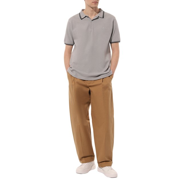 фото Хлопковое поло maison margiela