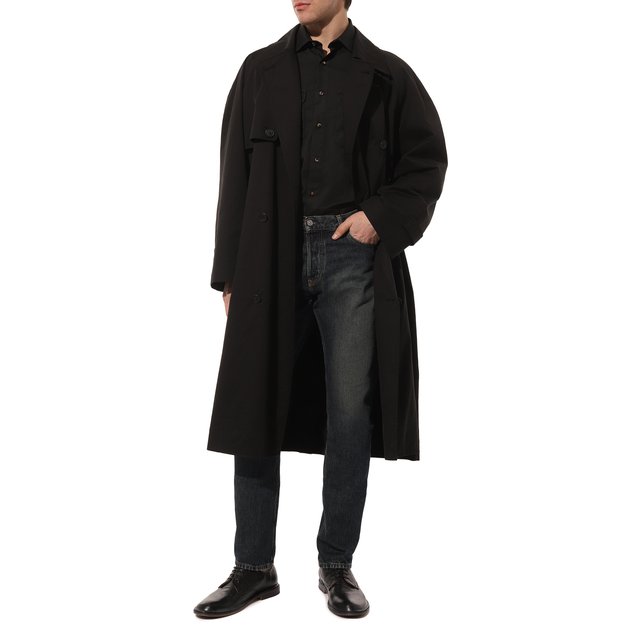 фото Хлопковая рубашка brunello cucinelli