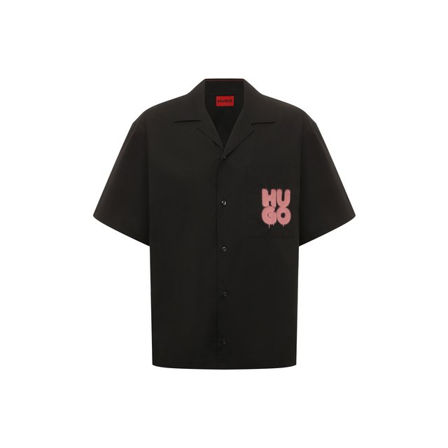 фото Хлопковая рубашка hugo