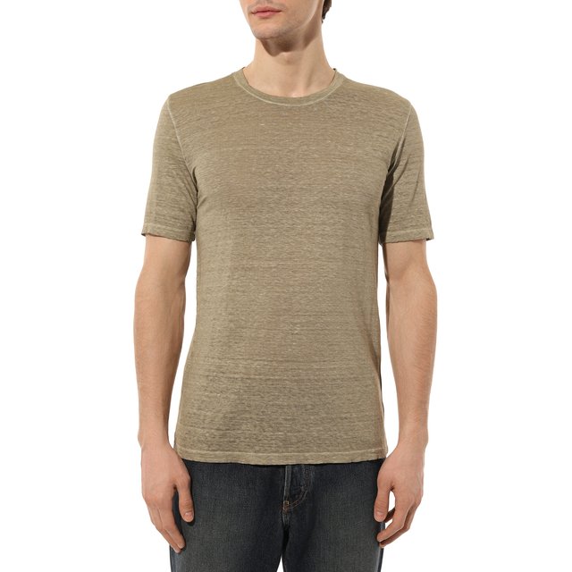 фото Льняная футболка 120% lino