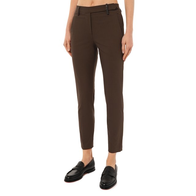 фото Хлопковые брюки brunello cucinelli