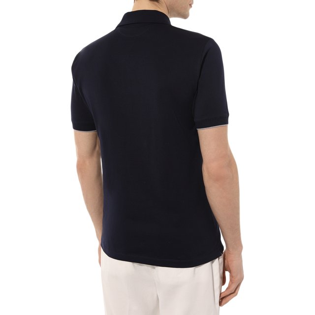 фото Хлопковое поло brunello cucinelli