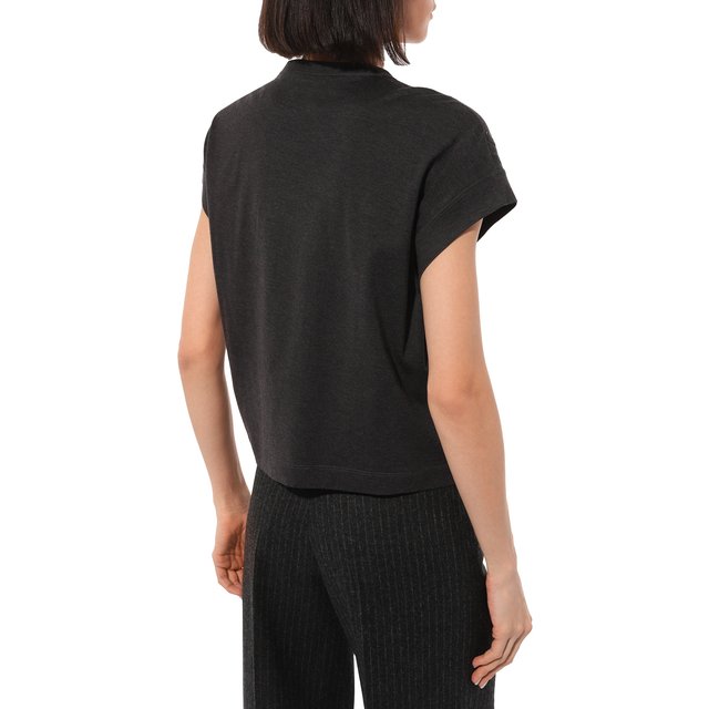 фото Хлопковая футболка brunello cucinelli