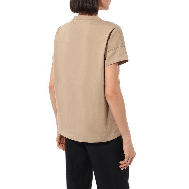 фото Хлопковая футболка brunello cucinelli