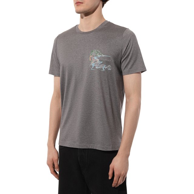 фото Хлопковая футболка canali