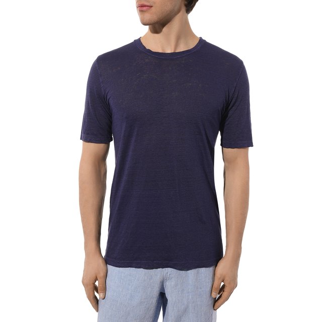 фото Льняная футболка 120% lino