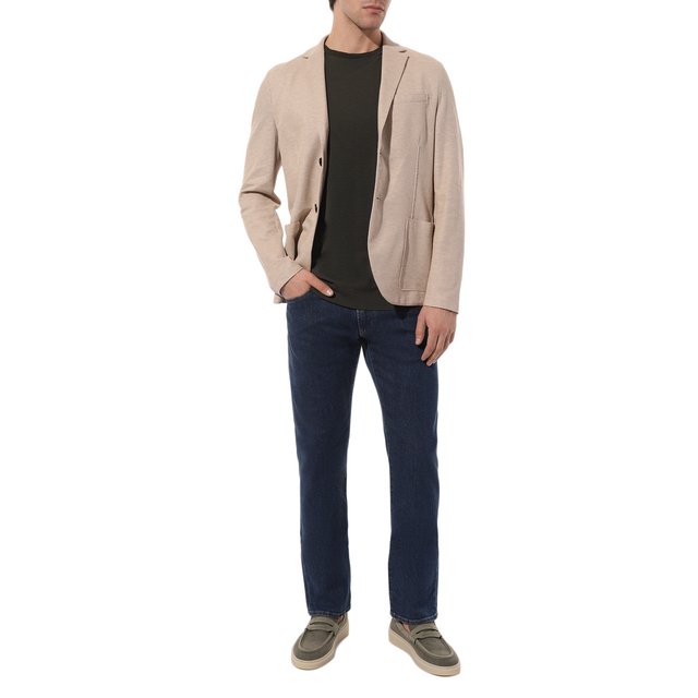 фото Футболка из хлопка и льна transit