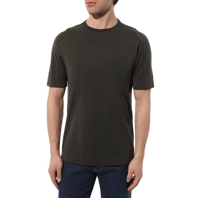 фото Футболка из хлопка и льна transit