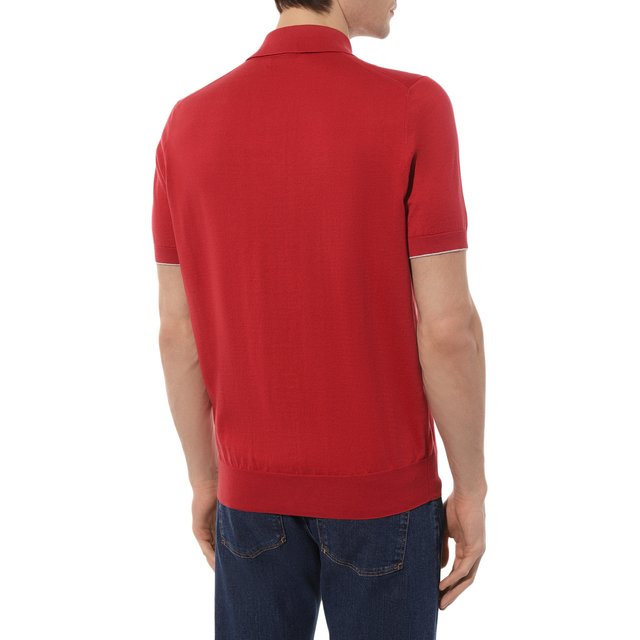 фото Хлопковое поло brunello cucinelli