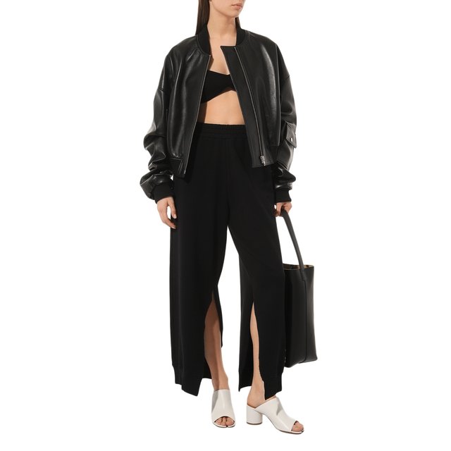 фото Хлопковые брюки mm6