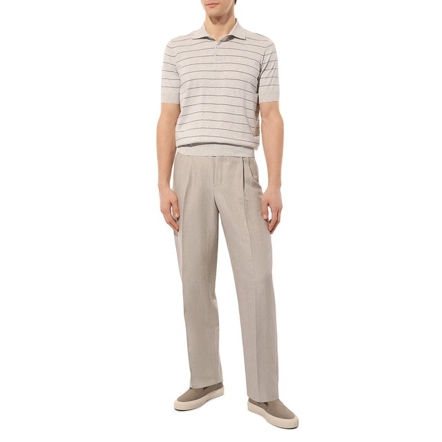 фото Хлопковое поло brunello cucinelli