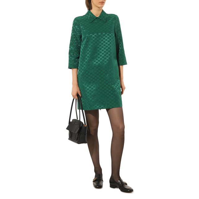 фото Платье из хлопка и вискозы gucci