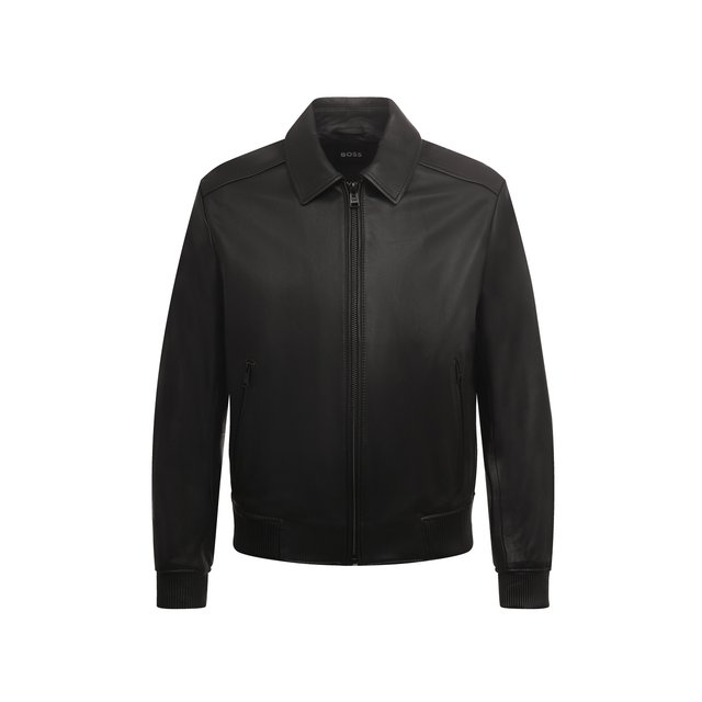 фото Кожаная куртка boss