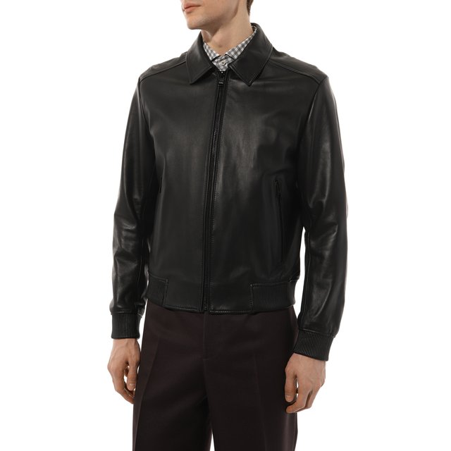 фото Кожаная куртка boss