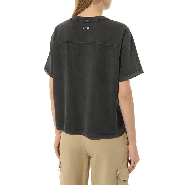 фото Хлопковая футболка boss