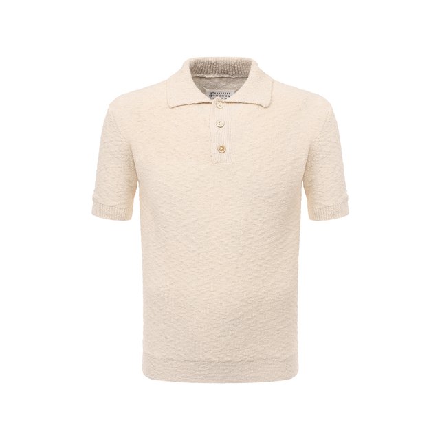 фото Хлопковое поло maison margiela