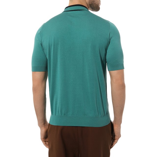 фото Поло из хлопка и шелка zilli