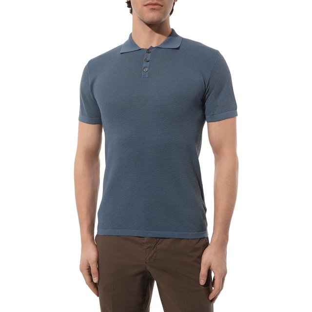 фото Хлопковое поло daniele fiesoli