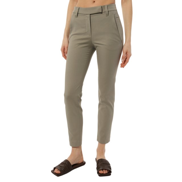 фото Хлопковые брюки brunello cucinelli