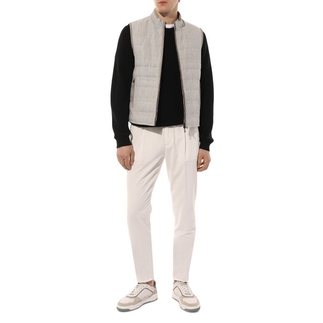 фото Хлопковые брюки brunello cucinelli