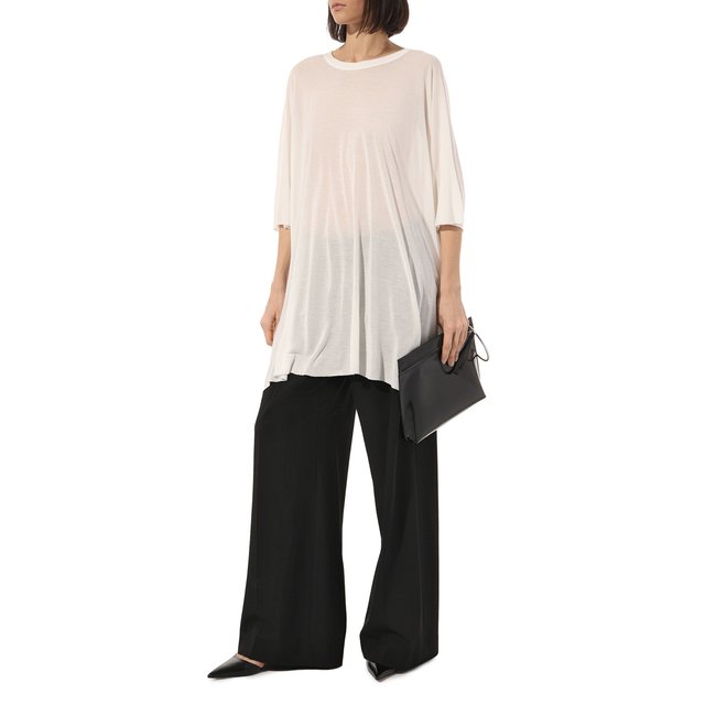 фото Футболка из вискозы и шелка rick owens