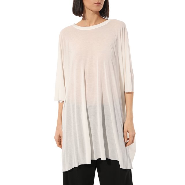 фото Футболка из вискозы и шелка rick owens