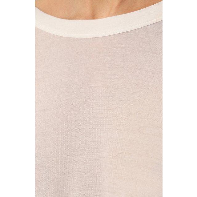 фото Футболка из вискозы и шелка rick owens