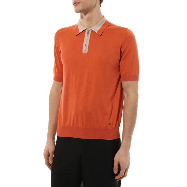 фото Поло из хлопка и шелка zilli