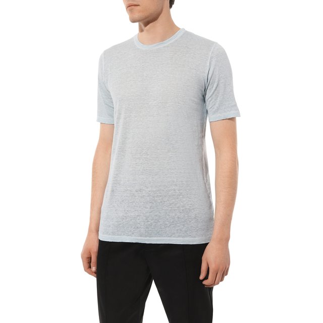 фото Льняная футболка 120% lino