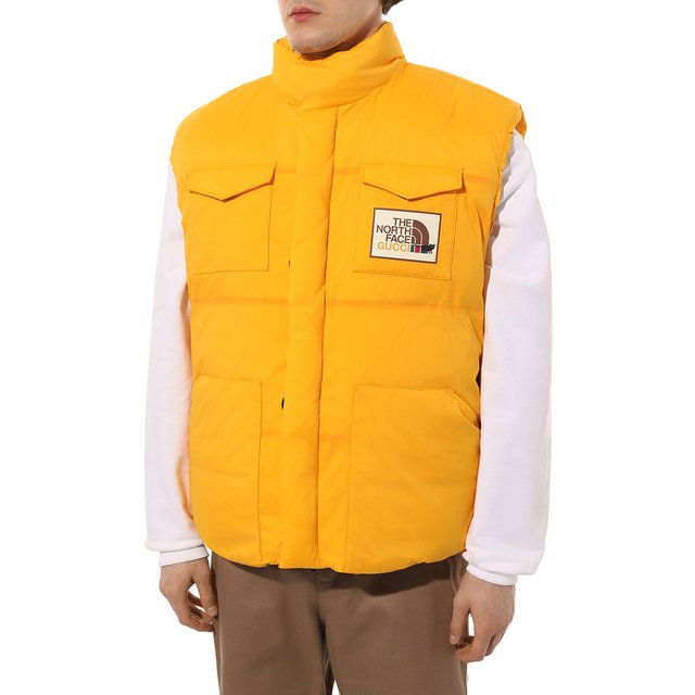 фото Пуховый жилет the north face x gucci gucci